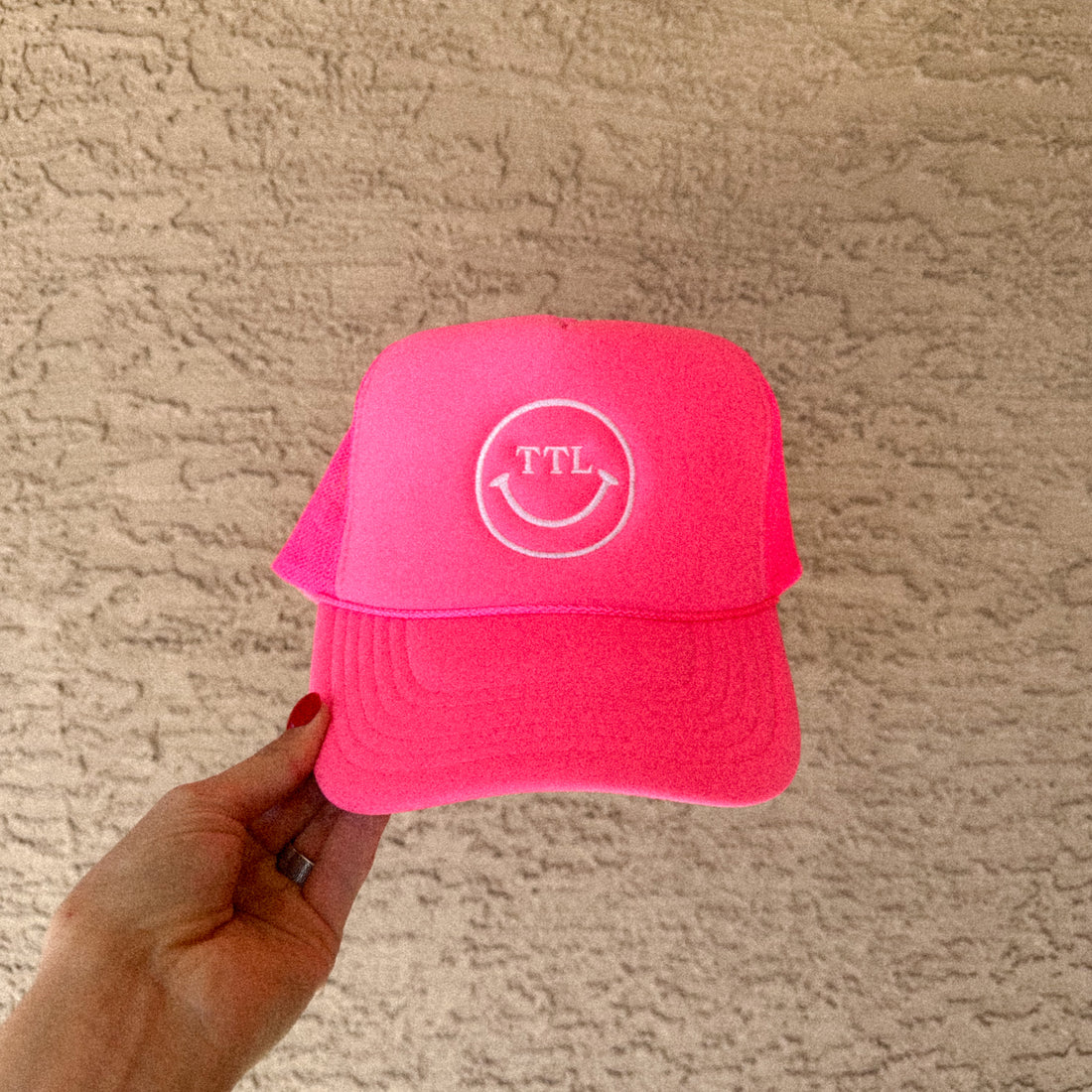 TTL SMILEY HAT - PINK