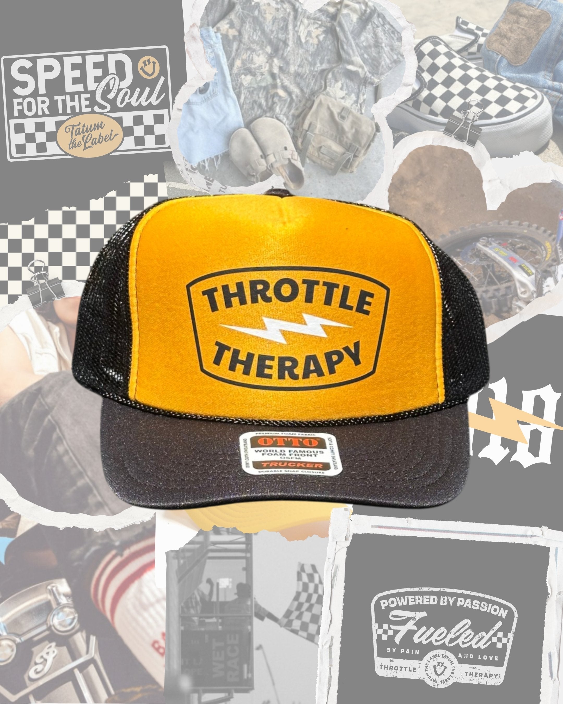 THROTTLE THERAPY - BLACK/GOLD