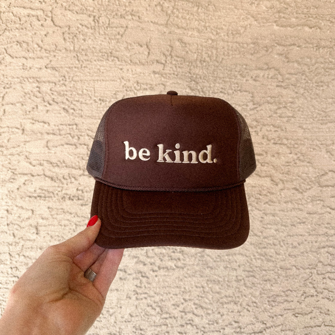 BE KIND HAT - BROWN