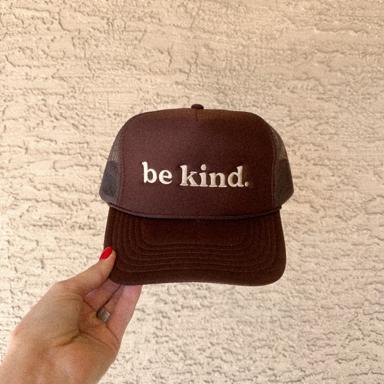 BE KIND HAT - BROWN