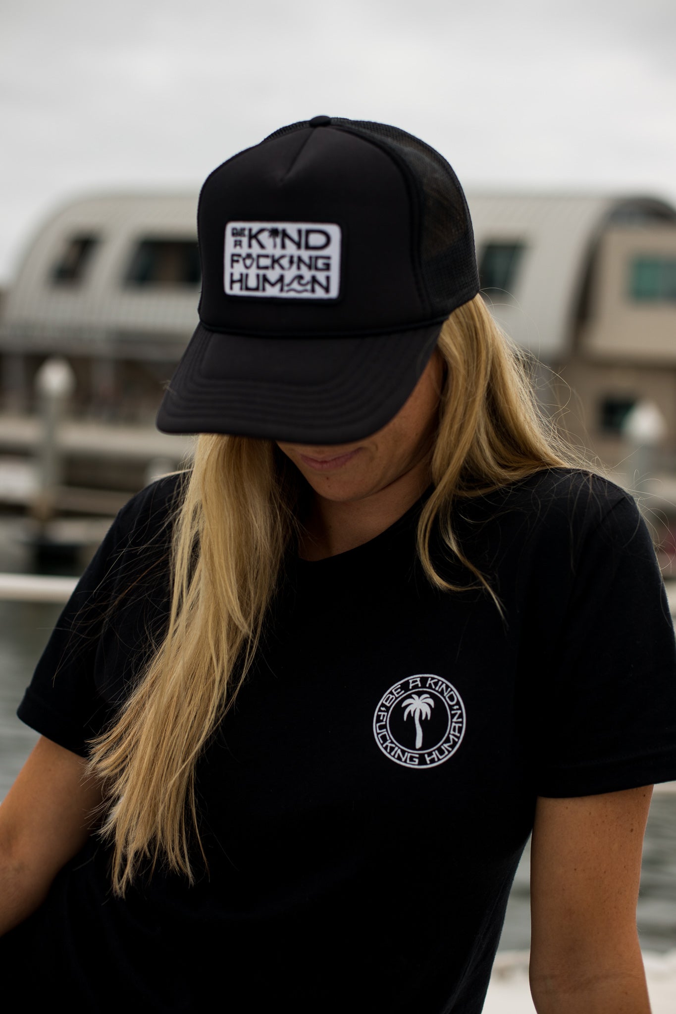 FOAM BE A KIND HUMAN HAT - BLACK, MEN&