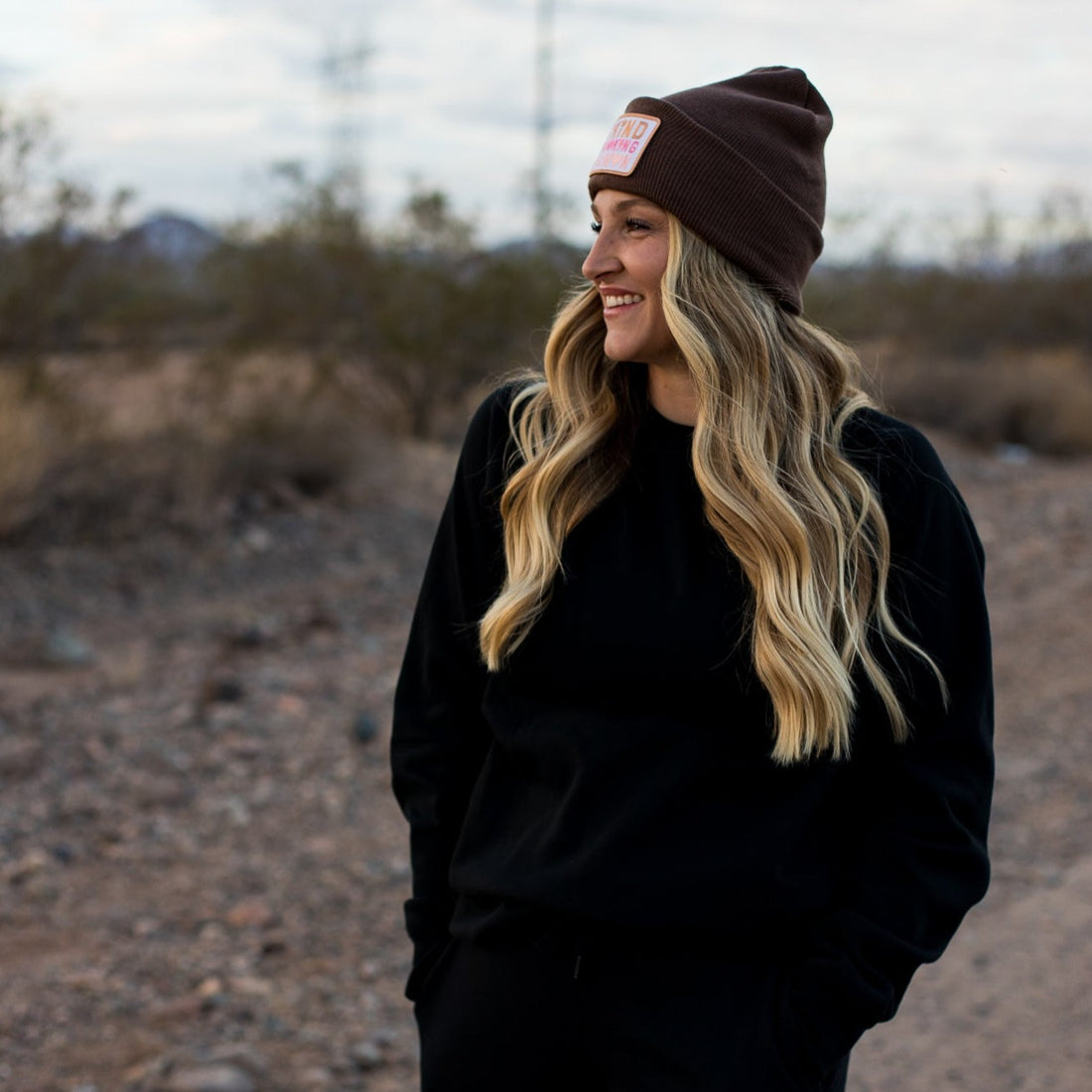 BROWN BEANIE - BAKFH