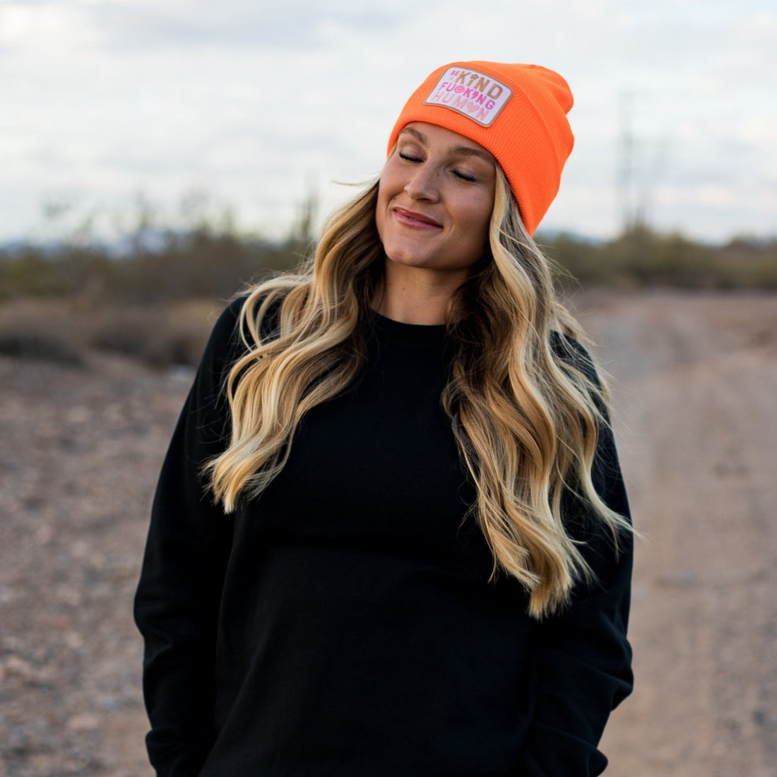 ORANGE BEANIE - BAKFH