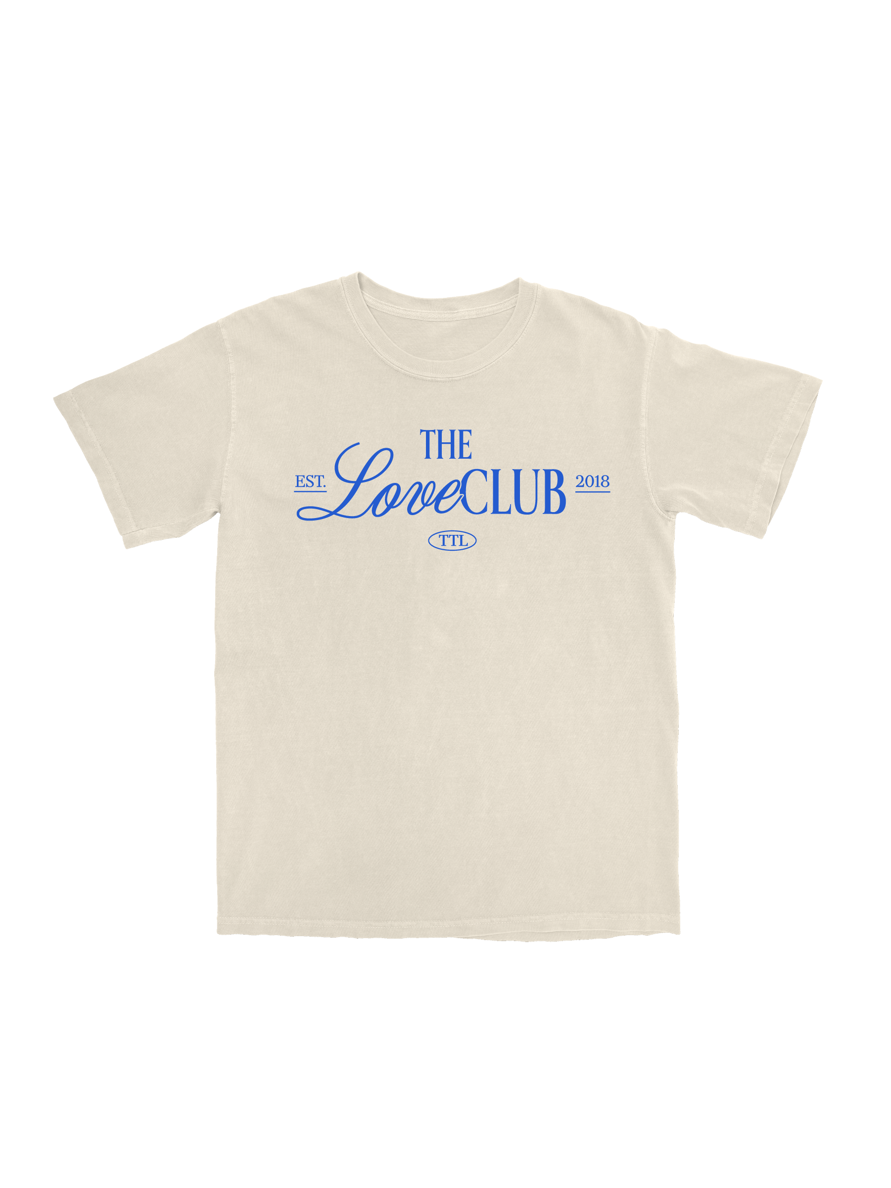 THE LOVE CLUB TEE - CREAM