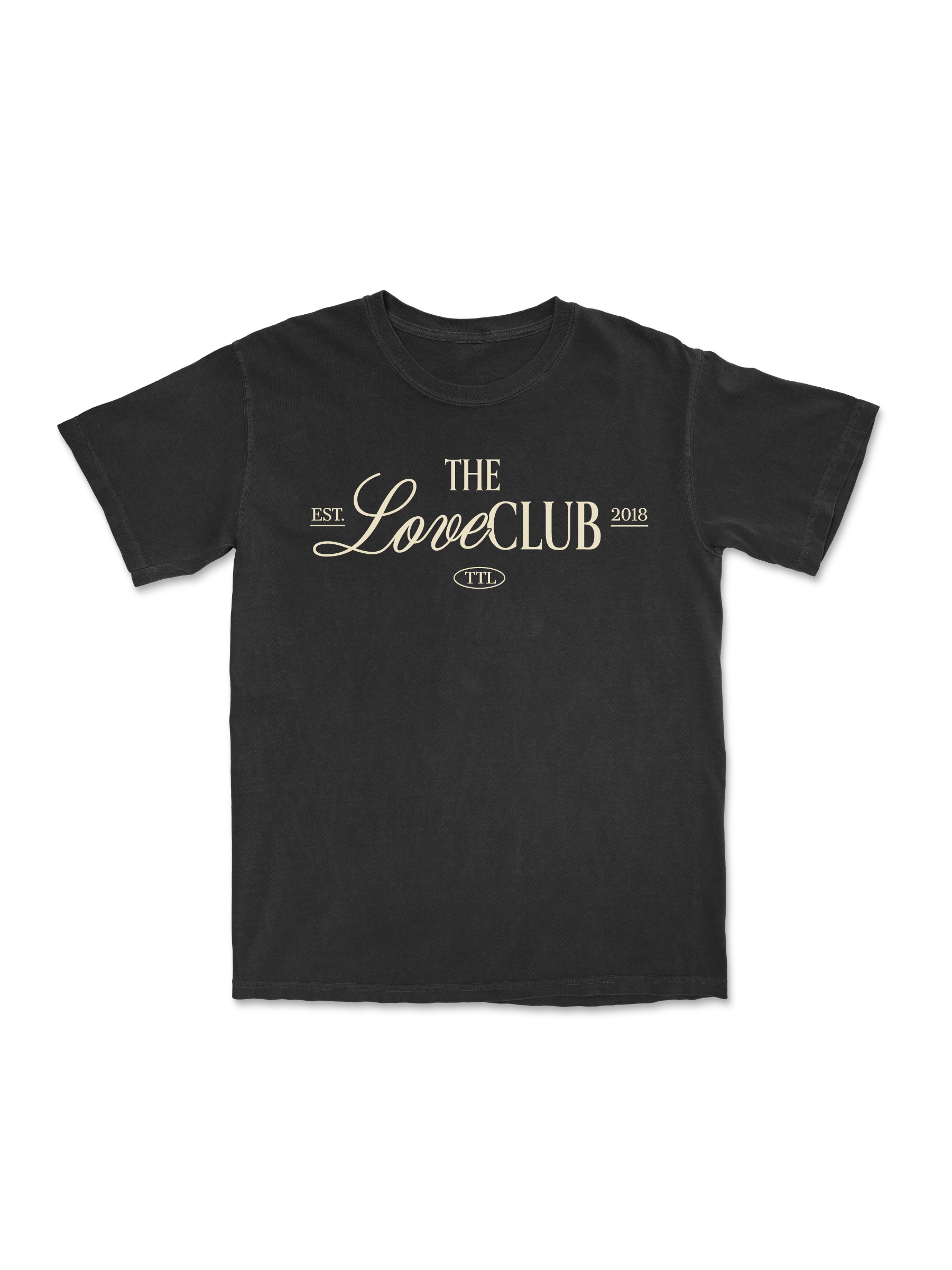 THE LOVE CLUB TEE - BLACK