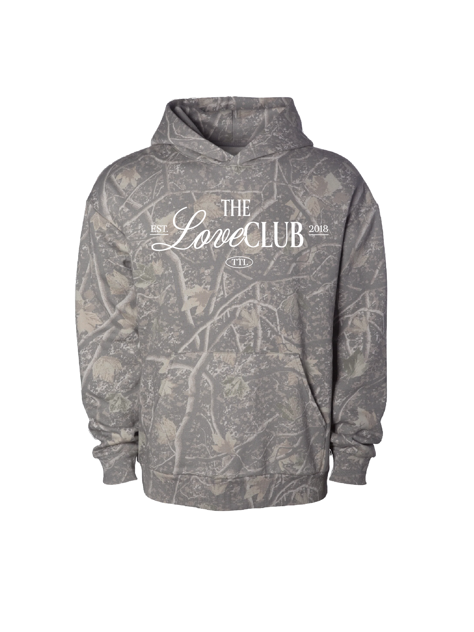 THE LOVE CLUB HOODIE - CAMO