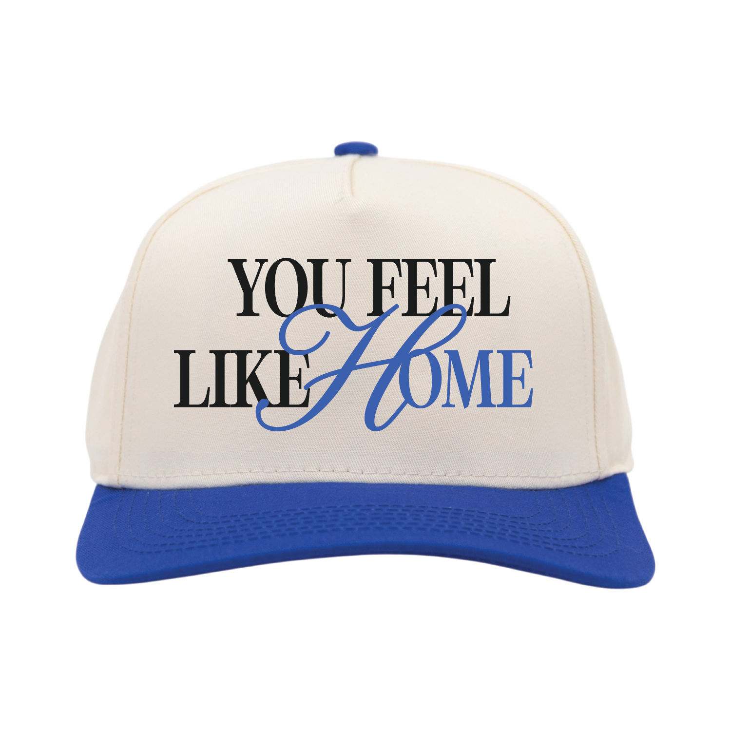 YOU FEEL LIKE HOME - CREAM/ROYAL