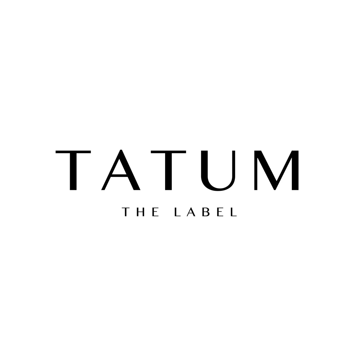 TATUM THE LABEL STICKER