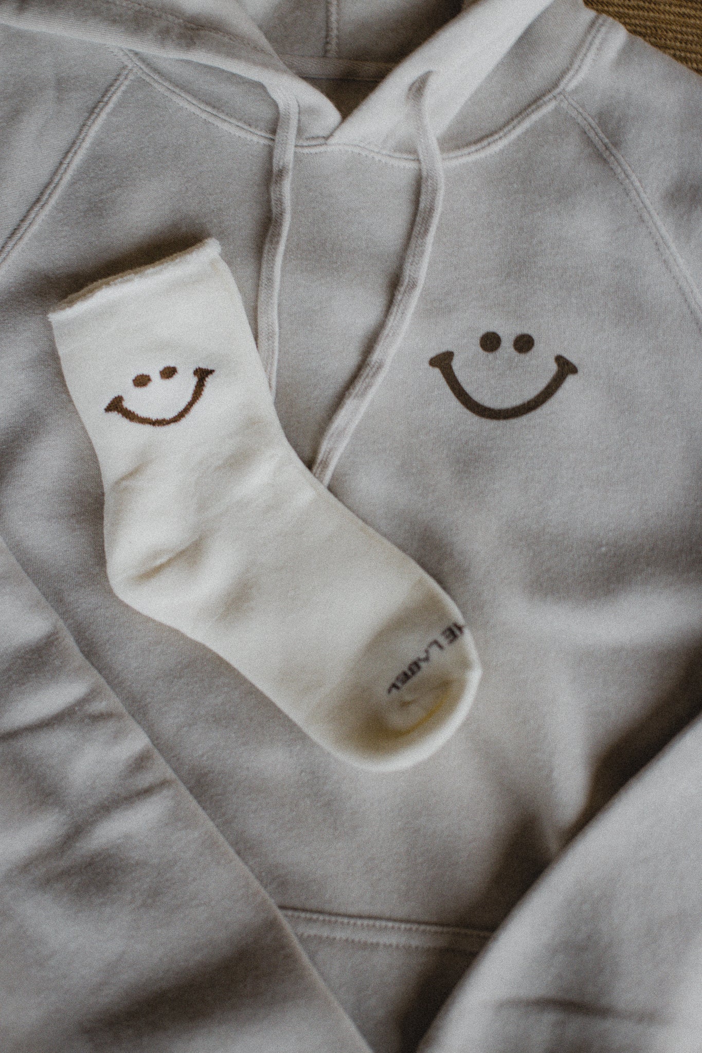 WISH YOU WERE HERE HOODIE - TAN/BROWN
