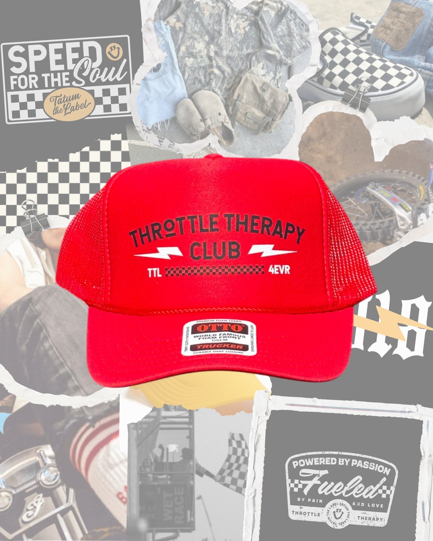 THROTTLE THERAPY CLUB - RED