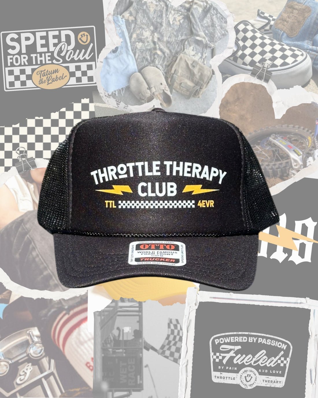 THROTTLE THERAPY CLUB - BLACK