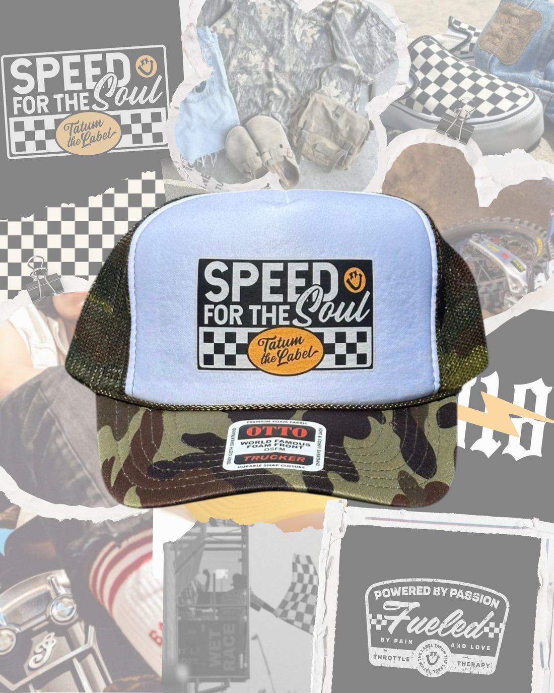 SPEED FOR THE SOUL - WHITE/CAMO
