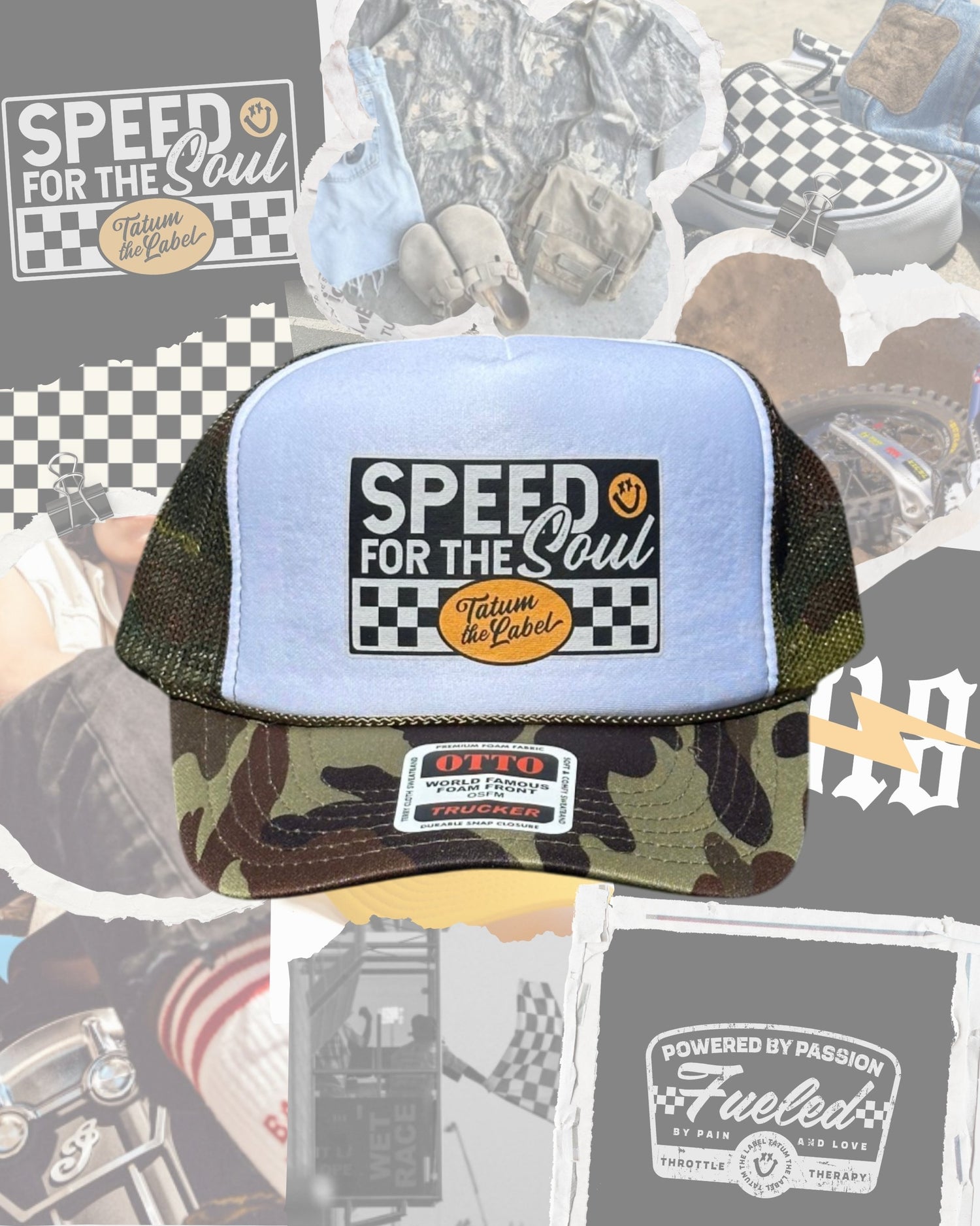 SPEED FOR THE SOUL - WHITE/CAMO