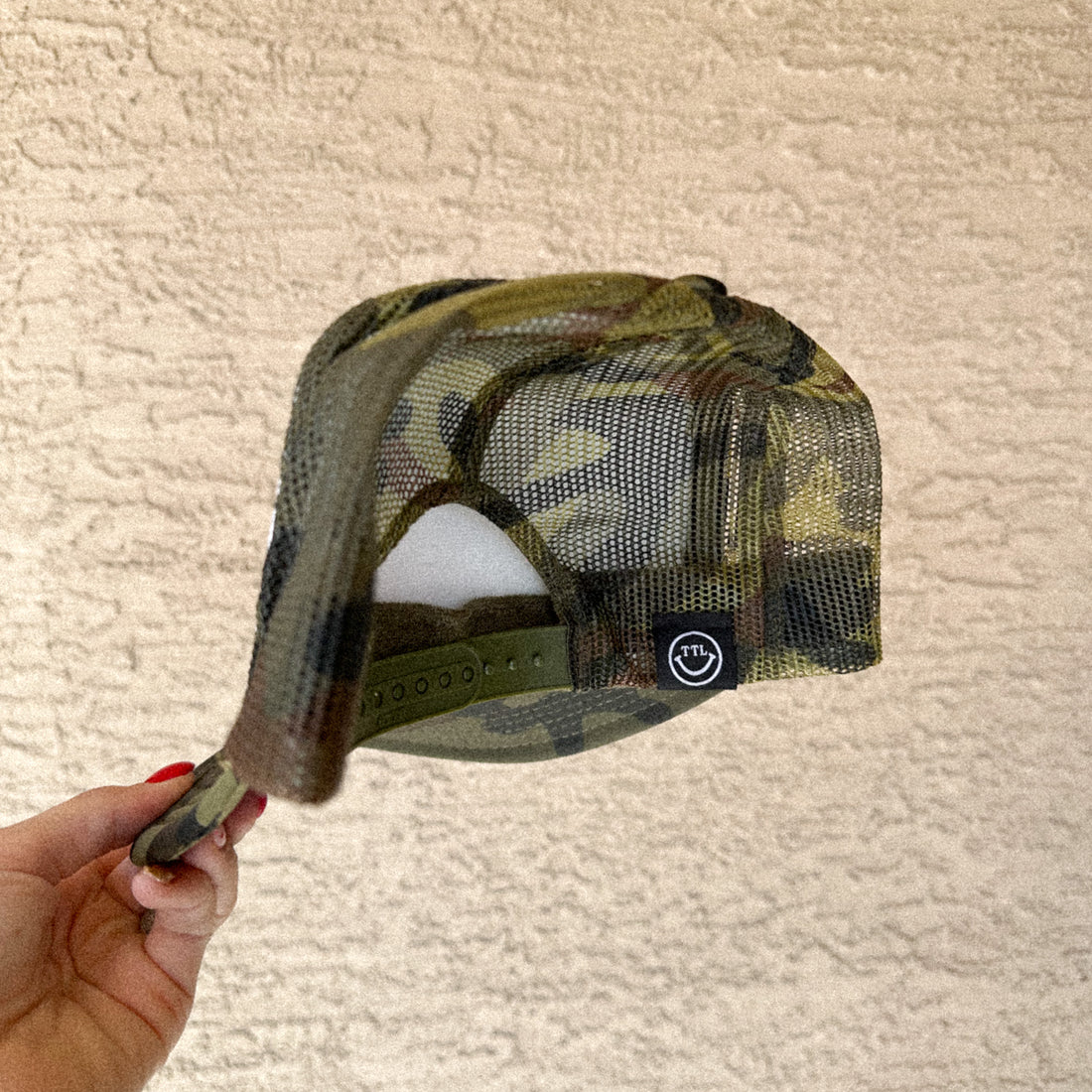 BE A KIND HUMAN HAT - CAMO/WHITE