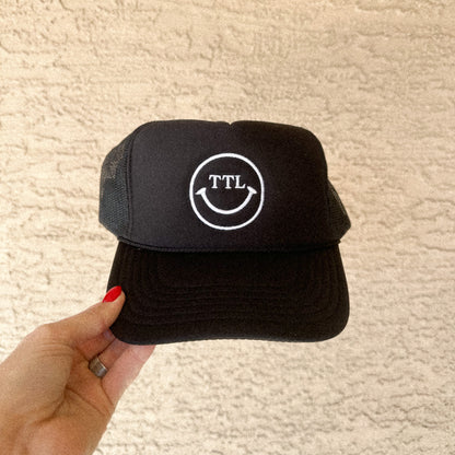 TTL SMILEY HAT - BLACK