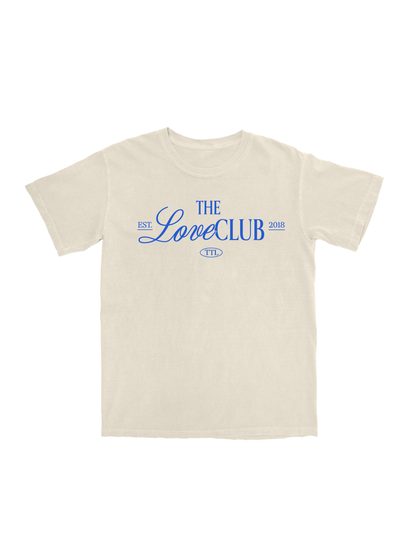 THE LOVE CLUB TEE - CREAM