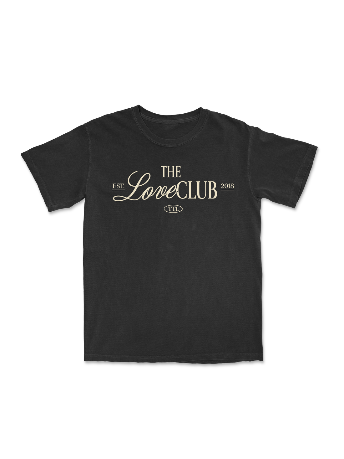 THE LOVE CLUB TEE - BLACK