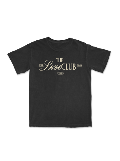 THE LOVE CLUB TEE - BLACK