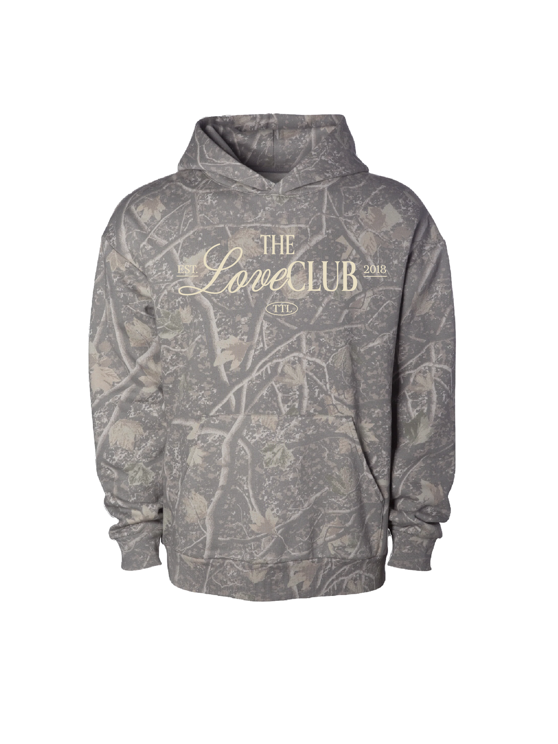 THE LOVE CLUB HOODIE - CAMO