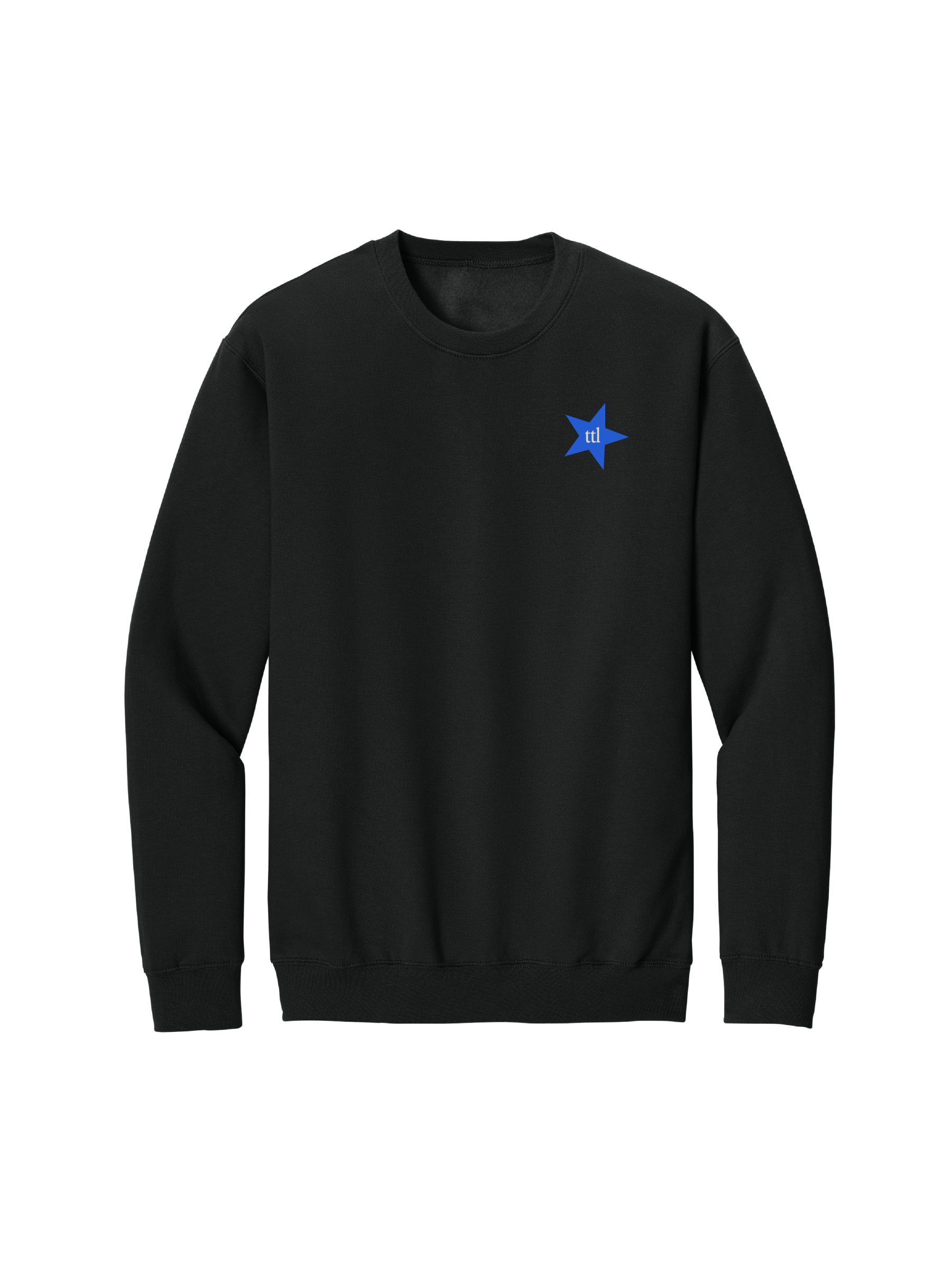 I TOLD THE STARS ABOUT YOU CREWNECK - BLACK