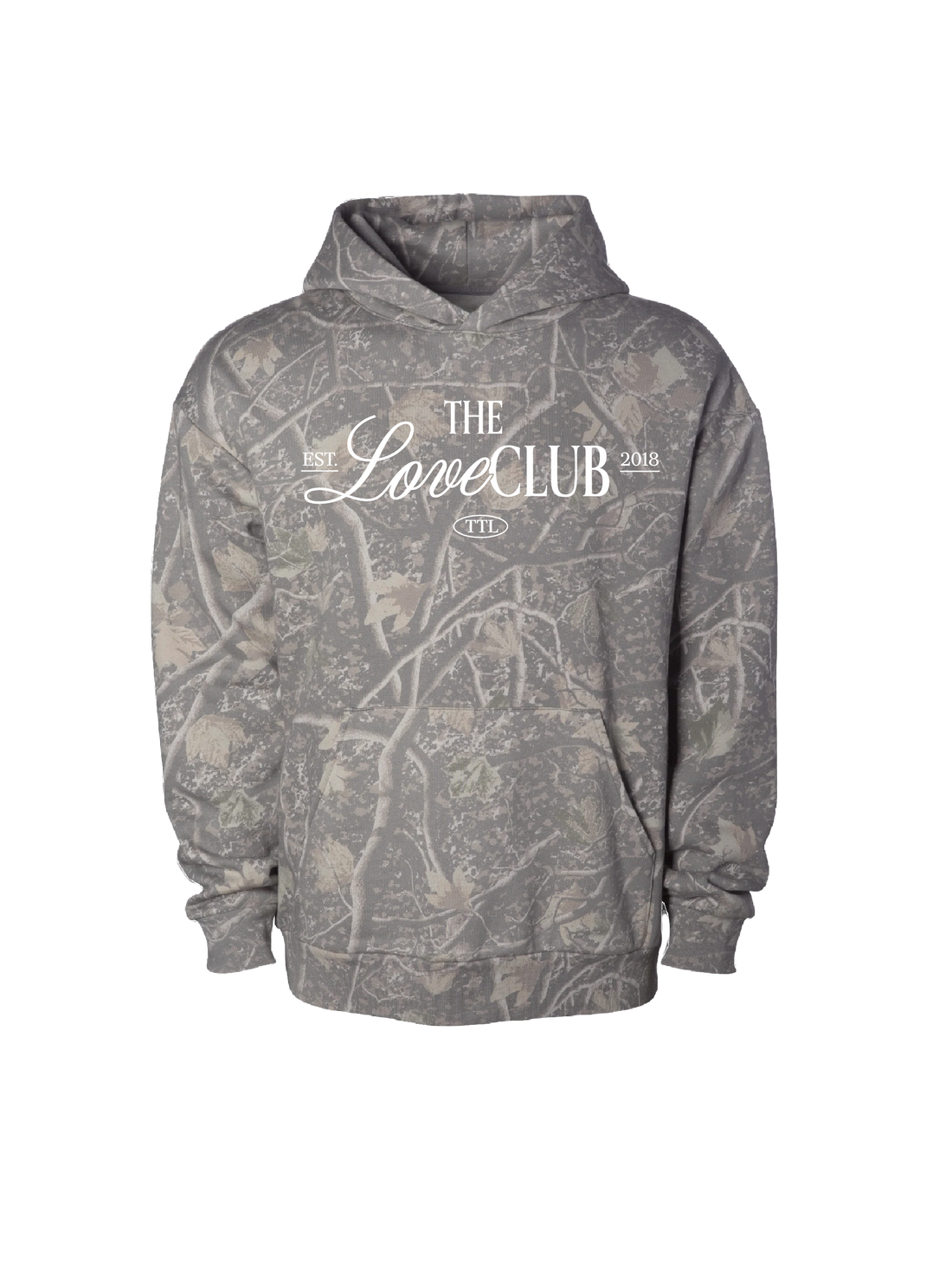 THE LOVE CLUB HOODIE - CAMO