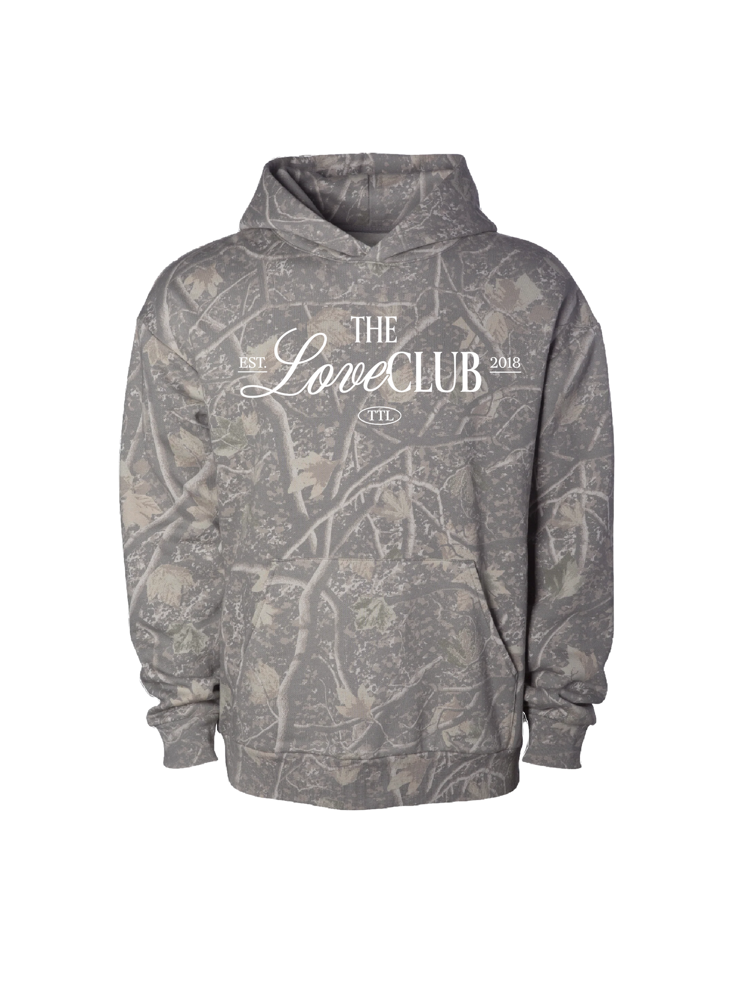 THE LOVE CLUB HOODIE - CAMO