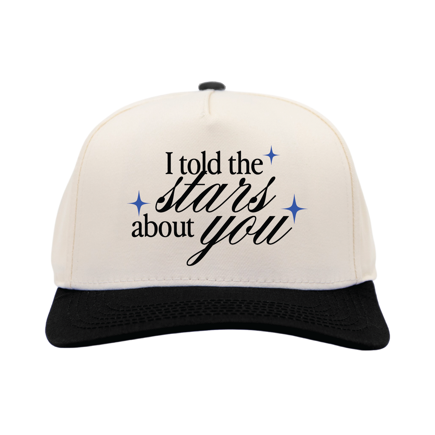 I TOLD THE STARS ABOUT YOU - CREAM/BLACK