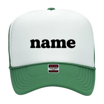 CUSTOM NAME EMBROIDERY HAT BUILDER