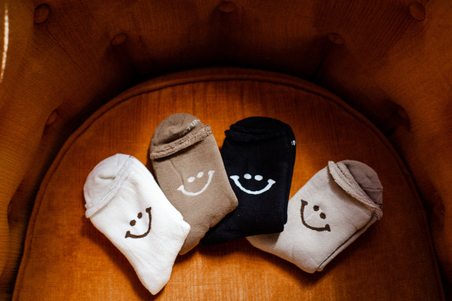 SMILEY SOCK (4 PACK)