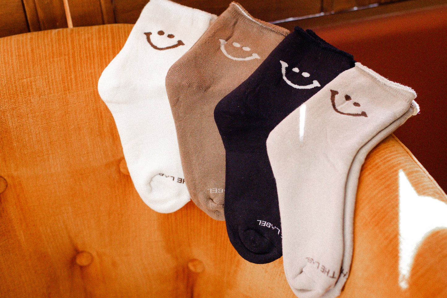 SMILEY SOCK (4 PACK)