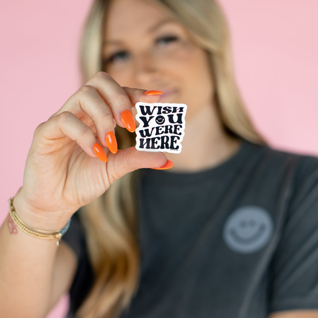 WISH YOU WERE HERE STICKER
