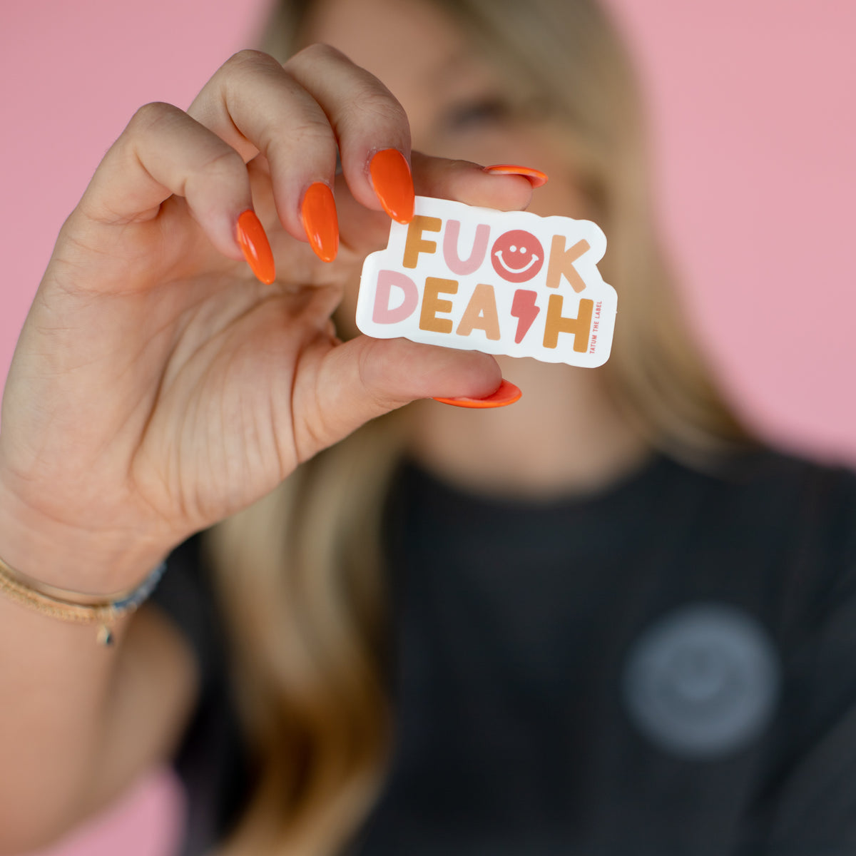 Deact Sticker F*CK DEATH STICKER – TATUM THE LABEL